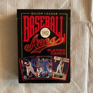 Vintage 1992 Baseball Aces Playing Card Set